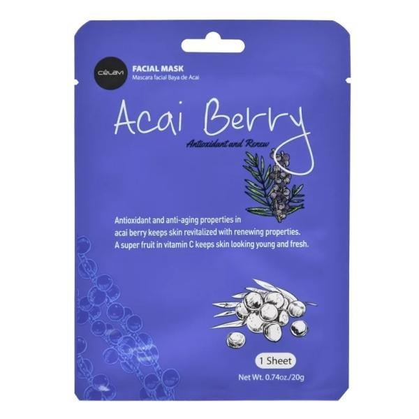 MASCARILLA FACIAL CELAVI DE ACAI BERRY MK017