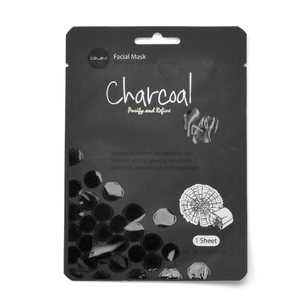 MASCARILLA FACIAL CHARCOAL CELAVI MK011