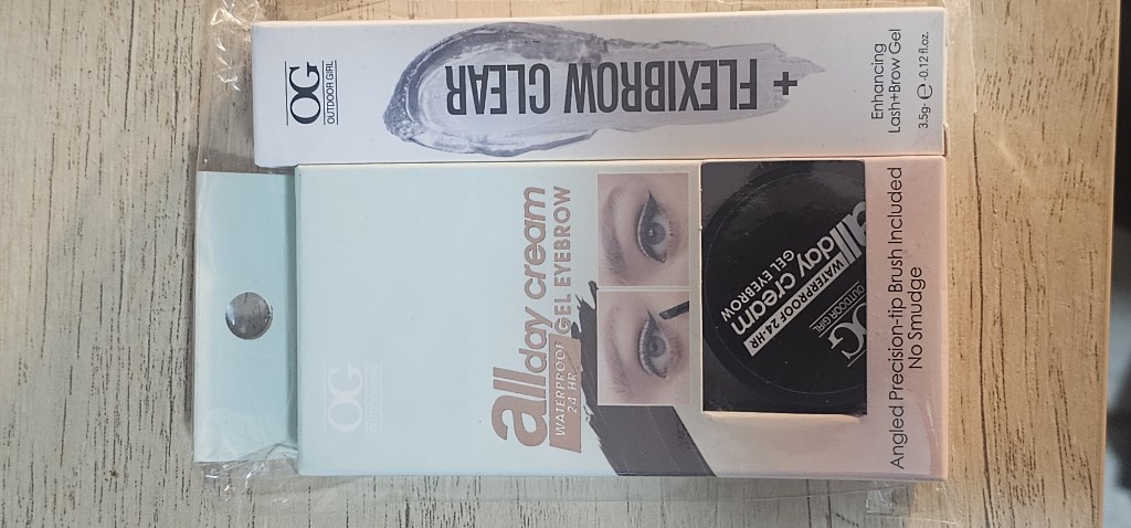 OG All Day Cream Waterproof Gel Eyebrow + Flexibrow Clear kit