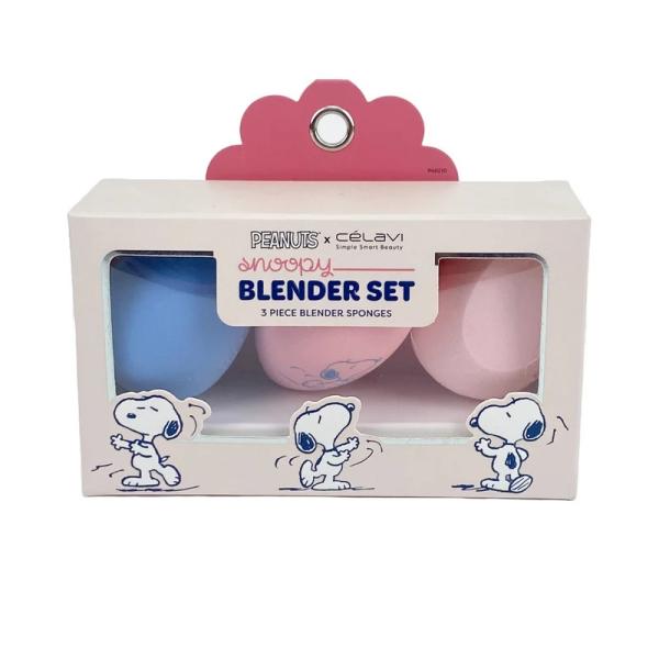 SET DE ESPONJAS PEANUTS SNOOPY 3PC CELAVI