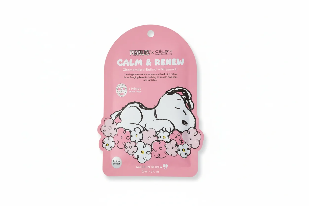 MASCARILLA FACIAL CALM & RENEW PEANUTS CELAVI