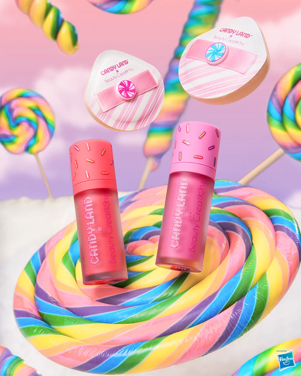 Candy Land - Set Rubor Líquido + Esponja Mini - Lollipoppin - Beauty Creations